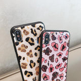 Gold Foil Bling Leopard Spot Phone Case Back Cover - iPhone 11 Pro Max/11 Pro/11/XS Max/XR/XS/X/8 Plus/8/7 Plus/7/6s Plus/6s/6 Plus/6 - halloladies