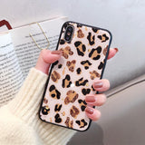 Gold Foil Bling Leopard Spot Phone Case Back Cover - iPhone 11 Pro Max/11 Pro/11/XS Max/XR/XS/X/8 Plus/8/7 Plus/7/6s Plus/6s/6 Plus/6 - halloladies