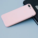 Simple Candy Color Matte Soft TPU Phone Case Back Cover for iPhone 11/11 Pro/11 Pro Max/XS Max/XR/XS/X/8 Plus/8/7 Plus/7 - halloladies