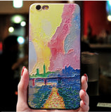 Oil Painting Phone Case Art Back Cover for iPhone 11/11 Pro/11 Pro Max/XS Max/XR/XS/X/8 Plus/8/7 Plus/7 - halloladies