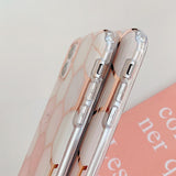 Plated Geometric Marble Honeycomb Soft Phone Case Back Cover for iPhone 12 Pro Max/12 Pro/12/12 Mini/SE/11 Pro Max/11 Pro/11/XS Max/XR/XS/X/8 Plus/8 - halloladies