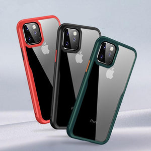 Luxury Clear Shockproof Soft Phone Case Back Cover - iPhone 11 Pro Max/11 Pro/11 - halloladies