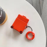 Creative Luggage Candy Color Airpods Case Wireless Bluetooth Earphone Cases for Airpods - halloladies