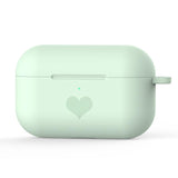 Candy Color Love Heart Key Chain Wireless Bluetooth Earphone Cases for Airpods Pro - halloladies