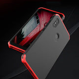 Luxury Contrast Color Metal Aluminum Armor Phone Case Back Cover - iPhone 11 Pro Max/11 Pro/11/XS Max/XR/XS/X/8 Plus/8/7 Plus/7 - halloladies