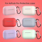 Candy Color Metal Key Chain Wireless Bluetooth Earphone Cases for Airpods/Airpods Pro - halloladies