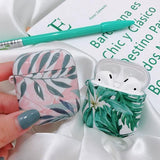 Retro Leaf Airpods Case Wireless Bluetooth Earphone Cases for Airpods - halloladies