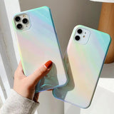 Blu-ray Glitter Glossy Soft Phone Case Back Cover - iPhone 11/11 Pro/11 Pro Max/XS Max/XR/XS/X/8 Plus/8/7 Plus/7 - halloladies