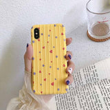 Solid Color Love Pattern Soft TPU Phone Case Back Cover for iPhone XS Max/XR/XS/X/8 Plus/8/7 Plus/7/6s Plus/6s/6 Plus/6 - halloladies