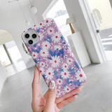 Cute Daisy Flower Soft Phone Case Back Cover for iPhone 12 Pro Max/12 Pro/12/12 Mini/SE/11 Pro Max/11 Pro/11/XS Max/XR/XS/X/8 Plus/8 - halloladies