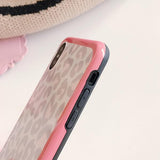 Pink Leopard Cheetah Print Soft Phone Case Back Cover - iPhone 12/12pro/12pro max/12mini/11/11 Pro/11 Pro Max/XS Max/XR/XS/X/8 Plus/8/7 Plus/7 - halloladies