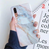 Simple Marble Soft TPU Phone Case Back Cover - iPhone 11/11 Pro/11 Pro Max/XS Max/XR/XS/X/8 Plus/8/7 Plus/7 - halloladies