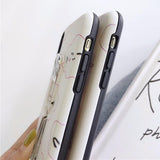 UV Discoloration Car Holder Magnetic Hide Ring Holder Stand Phone Case Back Cover for iPhone 11 Pro Max/11 Pro/11/XS Max/XR/XS/X/8 Plus/8 - halloladies