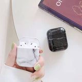 Marble Simple Fashion Airpods Case Wireless Bluetooth Earphone Cases for Airpods - halloladies