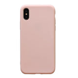 Cute Candy Color Soft TPU iPhone Case Back Cover for iPhone 11 Pro Max/11 Pro/11/XS Max/XR/XS/X/8 Plus/8/7 Plus/7/6s Plus/6s/6 Plus/6 - halloladies
