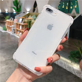 Glitter Transparent Bumper Soft Phone Case Back Cover for iPhone 12 Pro Max/12 Pro/12/12 Mini/SE/11 Pro Max/11 Pro/11/XS Max/XR/XS/X/8 Plus/8 - halloladies