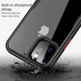 Luxury Clear Shockproof Soft Phone Case Back Cover - iPhone 11 Pro Max/11 Pro/11 - halloladies