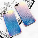 Luxury Crocodile Grain Laser Phone Case Back Cover - iPhone 11/11 Pro/11 Pro Max/XS Max/XR/XS/X/8 Plus/8/7 Plus/7 - halloladies