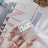 Simple Marble Wireless Bluetooth Earphone Cases for Airpods - halloladies
