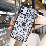 Glitter Gold Foil Candy Color Frame Soft Phone Case Back Cover - iPhone 11/11 Pro/11 Pro Max/XS Max/XR/XS/X/8 Plus/8/7 Plus/7 - halloladies