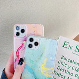 Glitter Gold Foil Marble Fissure Soft Phone Case for iPhone 12 Pro Max/12 Pro/12/12 Mini/SE/11 Pro Max/11 Pro/11/XS Max/XR/XS/X/8 Plus/8 - halloladies