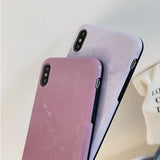 Simple Marble Soft IMD Phone Case Back Cover for iPhone 12 Pro Max/12 Pro/12/12 Mini/SE/11 Pro Max/11 Pro/11/XS Max/XR/XS/X/8 Plus/8 - halloladies