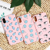 Cute Candy Color Puppy Pug Ice Cream Soft TPU Phone Case Back Cover - iPhone XS Max/XR/XS/X/8 Plus/8/7 Plus/7/6s Plus/6s/6 Plus/6 - halloladies