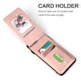 Fashion Zipper Leather Card Holder Wallet Phone Case Back Cover - iPhone XS Max/XR/XS/X/8 Plus/8/7 Plus/7/6s Plus/6s/6 Plus/6 - halloladies