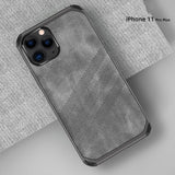 Fabric Cloth Texture Phone Case Back Cover - iPhone 11 Pro Max/11 Pro/11/XS Max/XR/XS/X/8 Plus/8 - halloladies