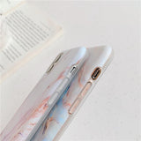 Matte Marble Phone Case Back Cover - iPhone 12 Pro Max/12 Pro/12/12 Mini/SE/11 Pro Max/11 Pro/11/XS Max/XR/XS/X/8 Plus/8 - halloladies