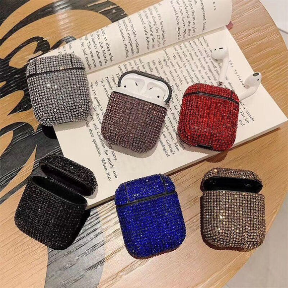 Shining Full of Diamond Airpods Case Wireless Bluetooth Earphone Cases for Airpods - halloladies