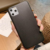 Colorful Rainbow Rough Phone Case Back Cover - iPhone 11 Pro Max/11 Pro/11/XS Max/XR/XS/X/8 Plus/8/7 Plus/7 - halloladies