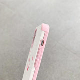 Cute Smile Love Heart Soft Leather Silicone Phone Case for iPhone 12 Pro Max/12 Pro/12/12 Mini/SE/11 Pro Max/11 Pro/11/XS Max/XR/XS/X/8 Plus/8 - halloladies
