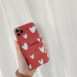Retro Love Heart Sweet Frame Camera Protector Soft Phone Case Back Cover for iPhone 12 Pro Max/12 Pro/12/12 Mini/SE/11 Pro Max/11 Pro/11/XS Max/XR/XS/X/8 Plus/8 - halloladies