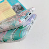 Retro Banana Leaf & Flower Phone Case Back Cover for iPhone 11/11 Pro/11 Pro Max/XS Max/XR/XS/X/8 Plus/8/7 Plus/7 - halloladies