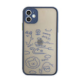 Cute Animal Soft Phone Case Back Cover for iPhone 12 Pro Max/12 Pro/12/12 Mini/SE/11 Pro Max/11 Pro/11/XS Max/XR/XS/X/8 Plus/8 - halloladies