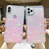 Glitter Heart Unicorn Rainbow Phone Case Back Cover for iPhone 11/11 Pro/11 Pro Max/XS Max/XR/XS/X/8 Plus/8/7 Plus/7 - halloladies