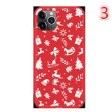 Red Cartoon Christmas Phone Case Back Cover - iPhone 11/11 Pro/11 Pro Max/XS Max/XR/XS/X/8 Plus/8/7 Plus/7 - halloladies