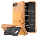 Retro Flip PU Leather Wallet Multi Card Holder Phone Case Back Cover - iPhone 11 Pro Max/11 Pro/11/XS Max/XR/XS/X/8 Plus/8/7 Plus/7 - halloladies