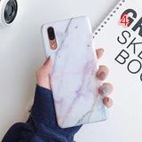 Simple Marble Soft TPU Phone Case Back Cover - iPhone 11/11 Pro/11 Pro Max/XS Max/XR/XS/X/8 Plus/8/7 Plus/7 - halloladies