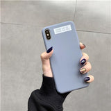 Simple Words Print Mirror Phone Case Back Cover - iPhone XS Max/XR/XS/X/8 Plus/8/7 Plus/7/6s Plus/6s/6 Plus/6 - halloladies