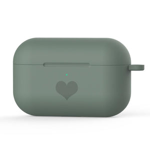 Candy Color Love Heart Key Chain Wireless Bluetooth Earphone Cases for Airpods Pro - halloladies