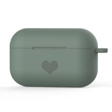 Candy Color Love Heart Key Chain Wireless Bluetooth Earphone Cases for Airpods Pro - halloladies