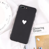Lovely Love Heart Pattern Soft TPU Phone Case Back Cover for iPhone XS Max/XR/XS/X/8 Plus/8/7 Plus/7/6s Plus/6s/6 Plus/6 - halloladies