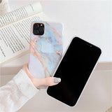 Matte Marble Phone Case Back Cover - iPhone 12 Pro Max/12 Pro/12/12 Mini/SE/11 Pro Max/11 Pro/11/XS Max/XR/XS/X/8 Plus/8 - halloladies