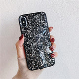 Shining Glitter Phone Case Back Cover - iPhone 11/11 Pro/11 Pro Max/XS Max/XR/XS/X/8 Plus/8/7 Plus/7 - halloladies