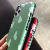 Creative Love Heart Couple Soft Silicone Phone Case Back Cover for iPhone 11 Pro Max/11 Pro/11/XS Max/XR/XS/X/8 Plus/8/7 Plus/7 - halloladies