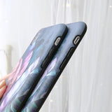 Retro Colorful Plant Banana Leaf iPhone Case Back Cover for iPhone 11 Pro Max/11 Pro/11/XS Max/XR/XS/X/8 Plus/8/7 Plus/7/6s Plus/6s/6 Plus/6 - halloladies