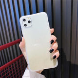 Glitter Powder Gradient Color Transparent Soft Phone Case Back Cover - iPhone 11/11 Pro/11 Pro Max/XS Max/XR/XS/X/8 Plus/8/7 Plus/7 - halloladies