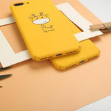Cute Cartoon Giraffe Phone Case Back Cover for iPhone XS Max/XR/XS/X/8 Plus/8/7 Plus/7/6s Plus/6s/6 Plus/6 - halloladies